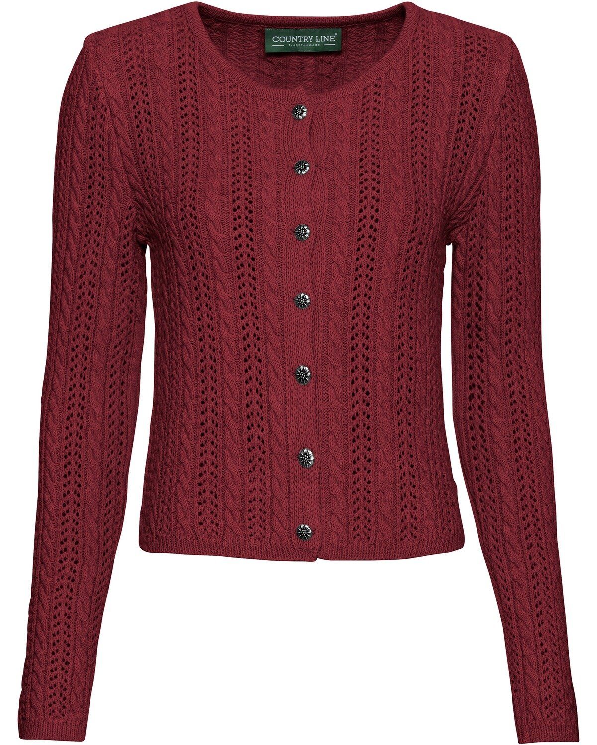 Country Line Strickjacke Zopfstrickjacke