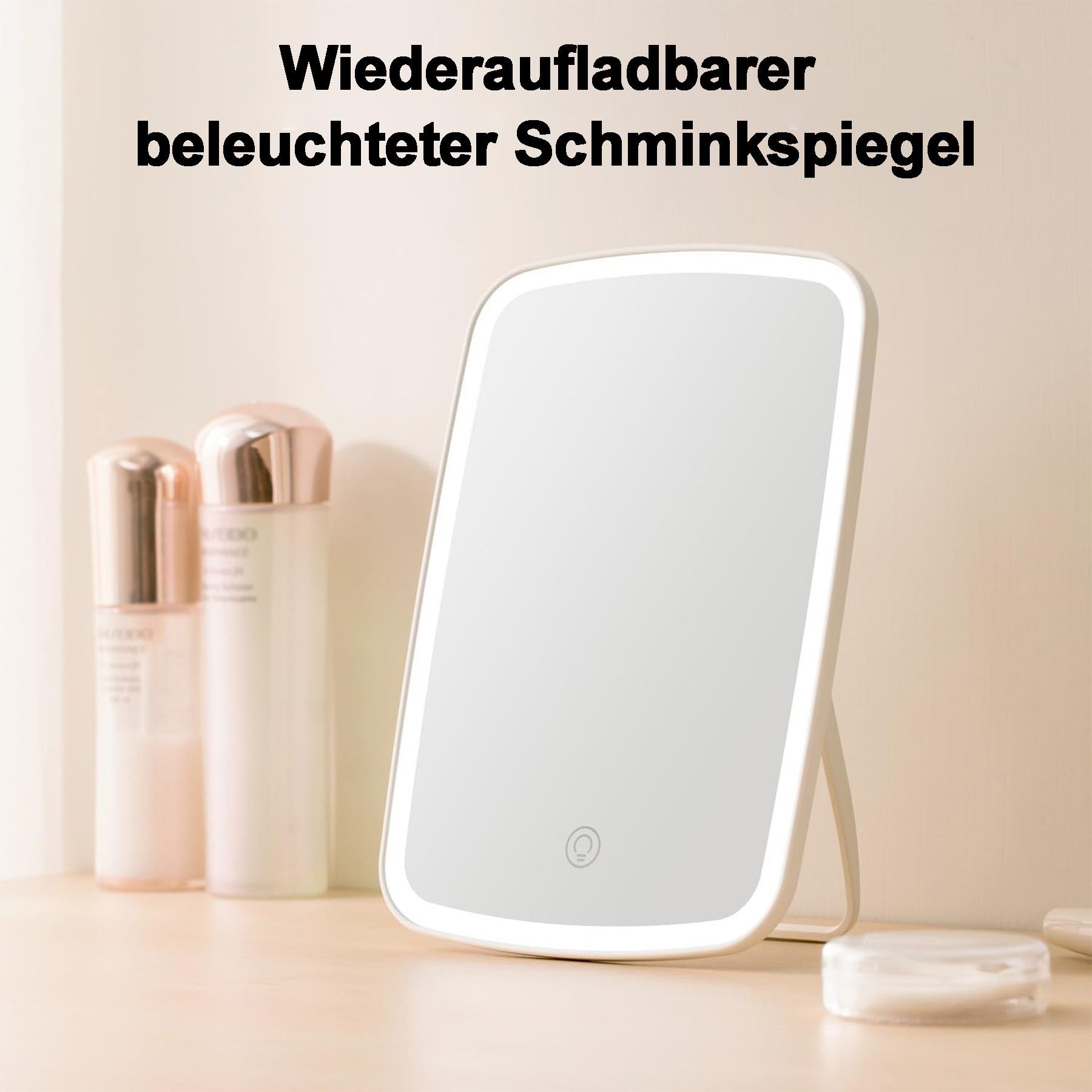 Senmudi Kosmetikspiegel Kosmetikspiegel mit Beleuchtung (Wiederaufladbar günstig online kaufen