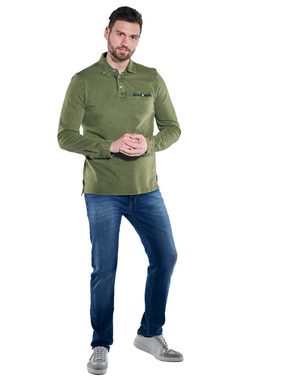 Engbers Langarm-Poloshirt Langarm-Shirt mit Polo-Kragen