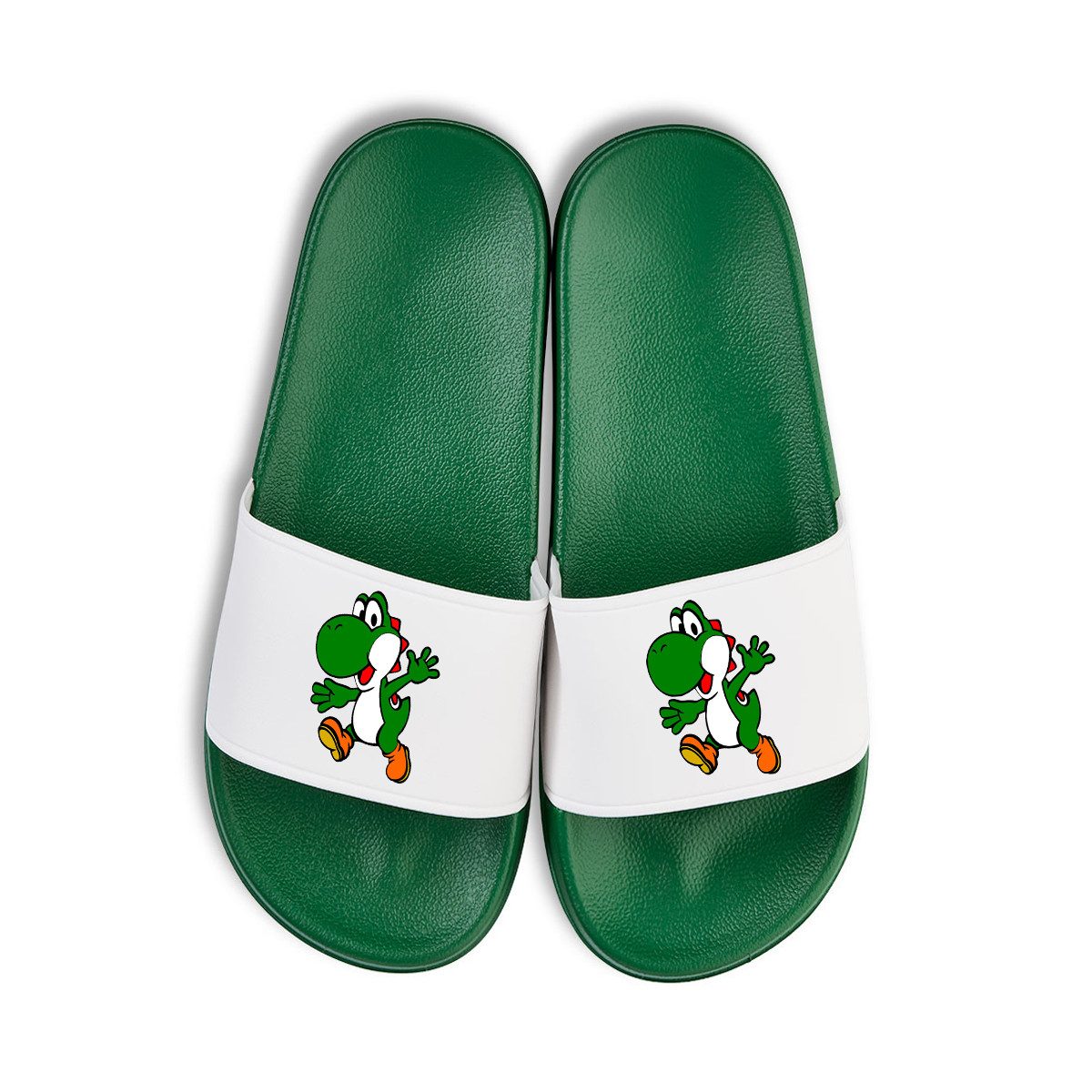 Youth Designz Yoshi Unisex Badelatschen Flip Flops Badeschuh mit lustigen Logo für Herren & Damen