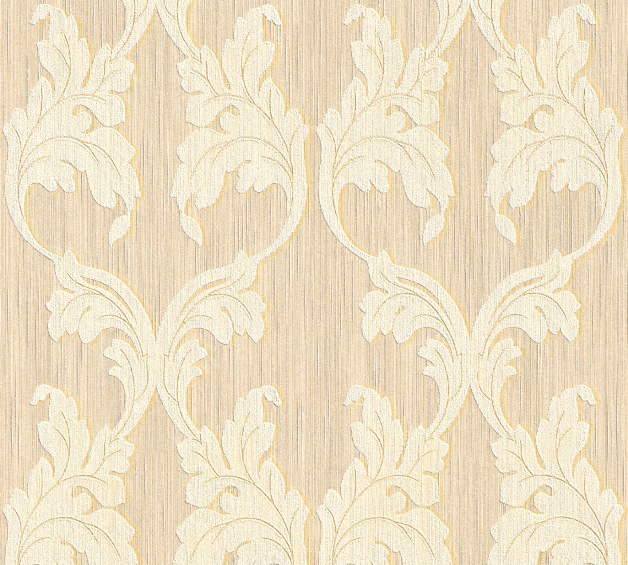 Architects Paper Textiltapete Tessuto, samtig, floral, Barock, gemustert, Tapete Barock Tapeten Wohnzimmer Schlafzimmer Küche modern Flur Design