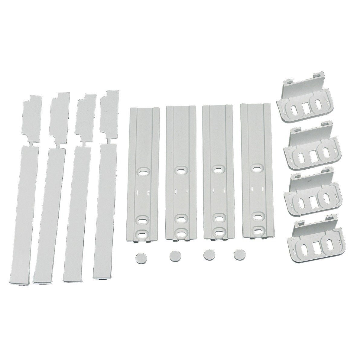 easyPART Montagezubehör Kühlschrank wie Schlepptür, SET Scharnier Kühlschrank / 4er Gefrierschrank IKEA 481231019131