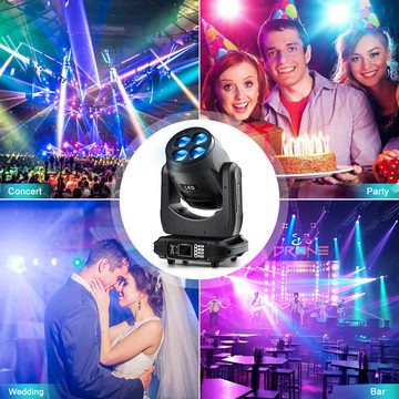 ZonQoonz LED Discolicht 200W Moving Head Bühnenlicht DMX512 RGBW Party Licht, LED, LED Scheinwerfer, für DJ Club Bar Hochzeit