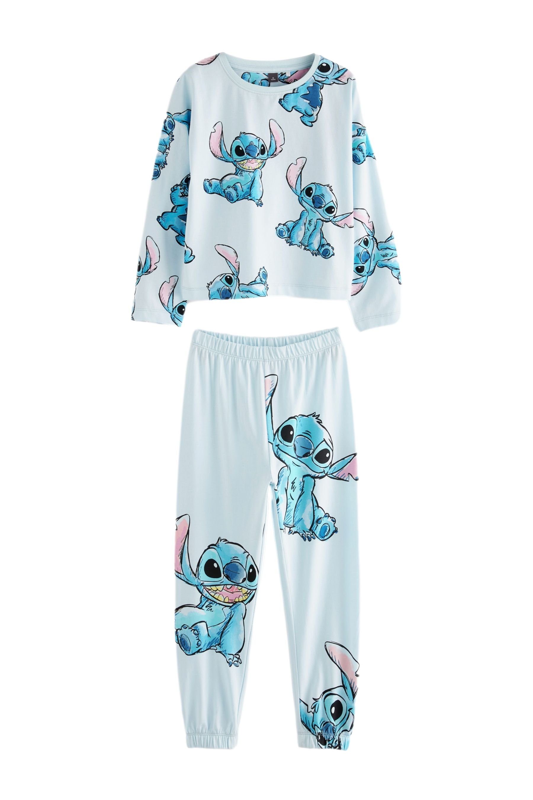 Lizenzierter Disney Pyjama Schlafanzug tlg) Stitch Next (2