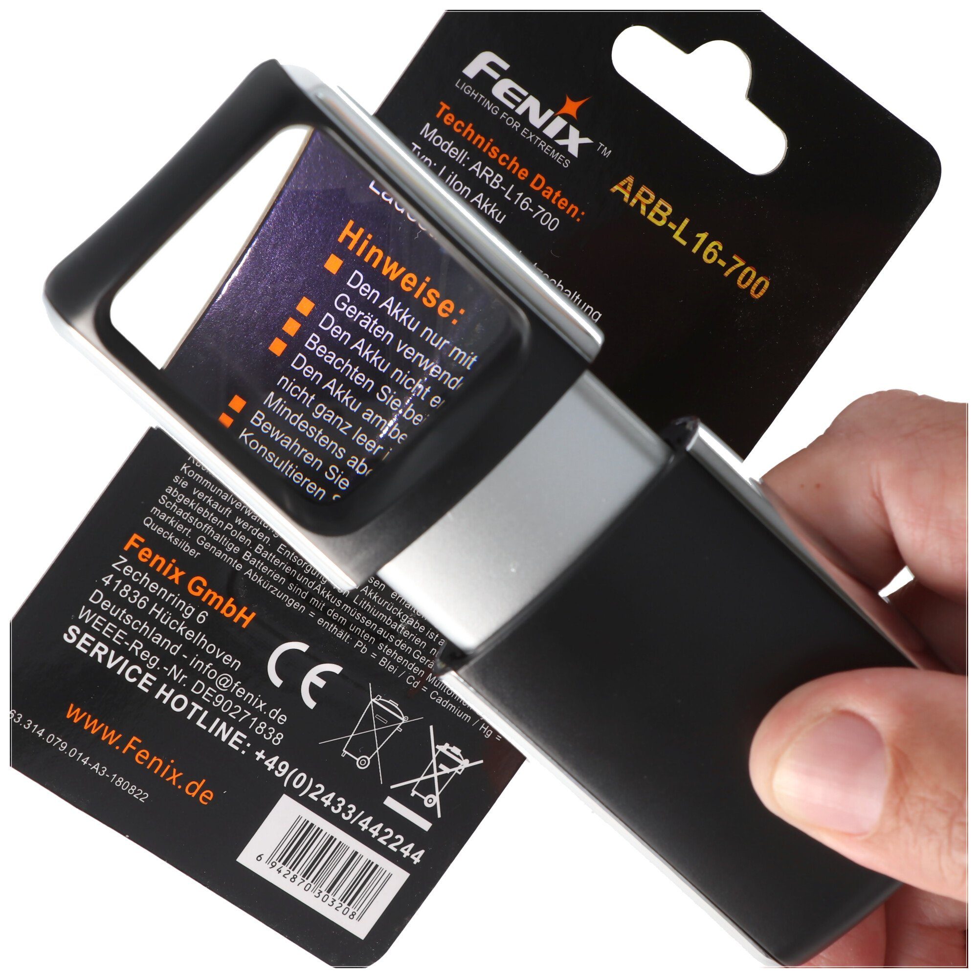 WEDO LED Taschenlampe Lupe mit LED-Beleuchtung und 3fach Vergrösserung Farbe Schwarz Bliste
