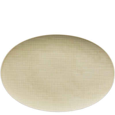 Rosenthal Servierplatte Mesh Cream Platte 38 cm, Porzellan