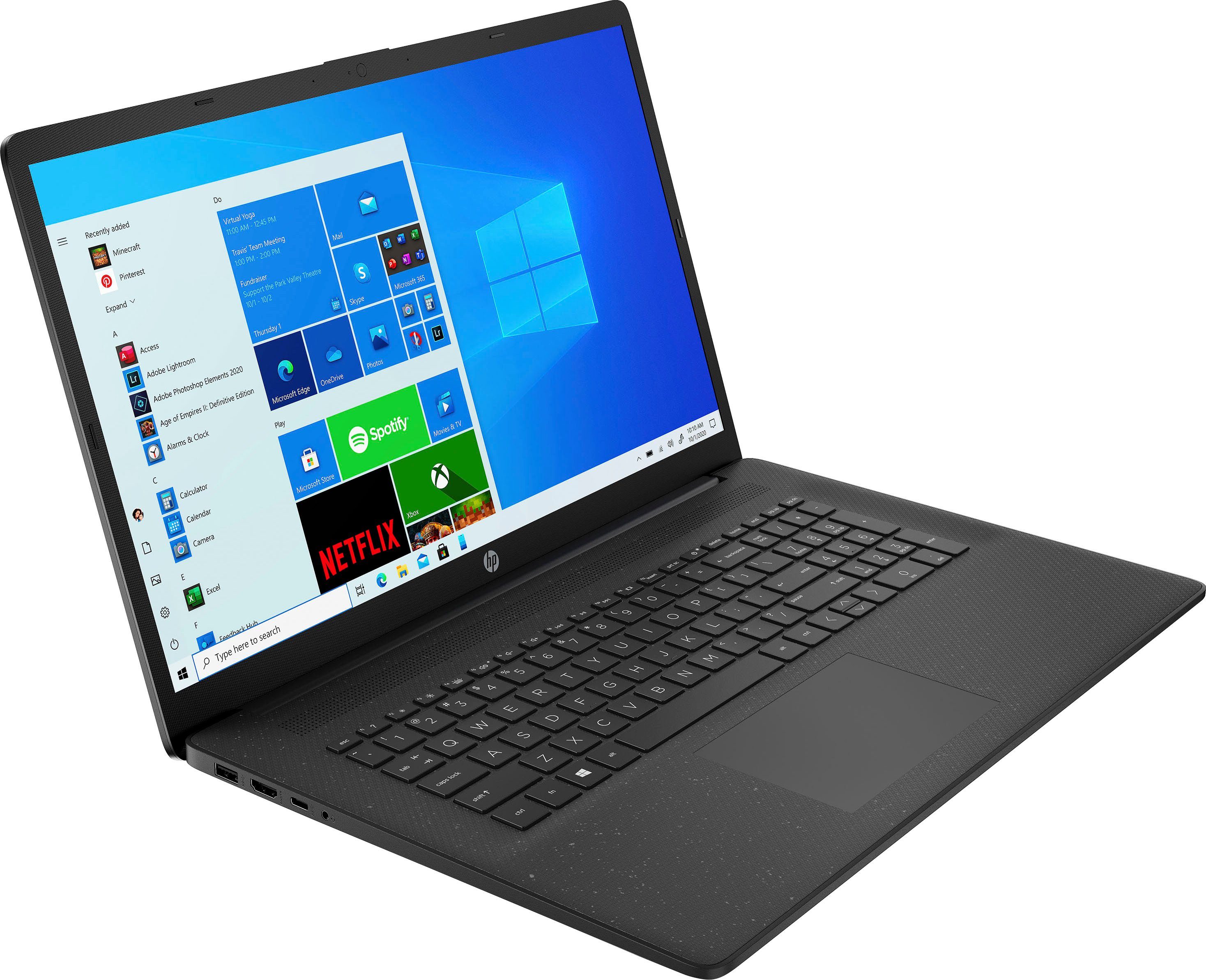 Notebook GB UHD 512 i3 Core cm/17,3 Intel Zoll, (43,9 HP 1115G4, 17-cn0237ng SSD) Graphics,