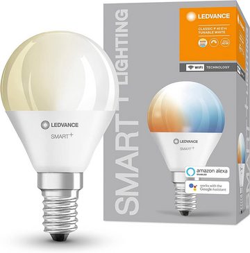 Ledvance LED-Leuchtmittel SMARTWIFIP40, E14, 3 St., Kaltweiß, App-Steuerung, Dimmbar, Energiesparend, Farbwechsel