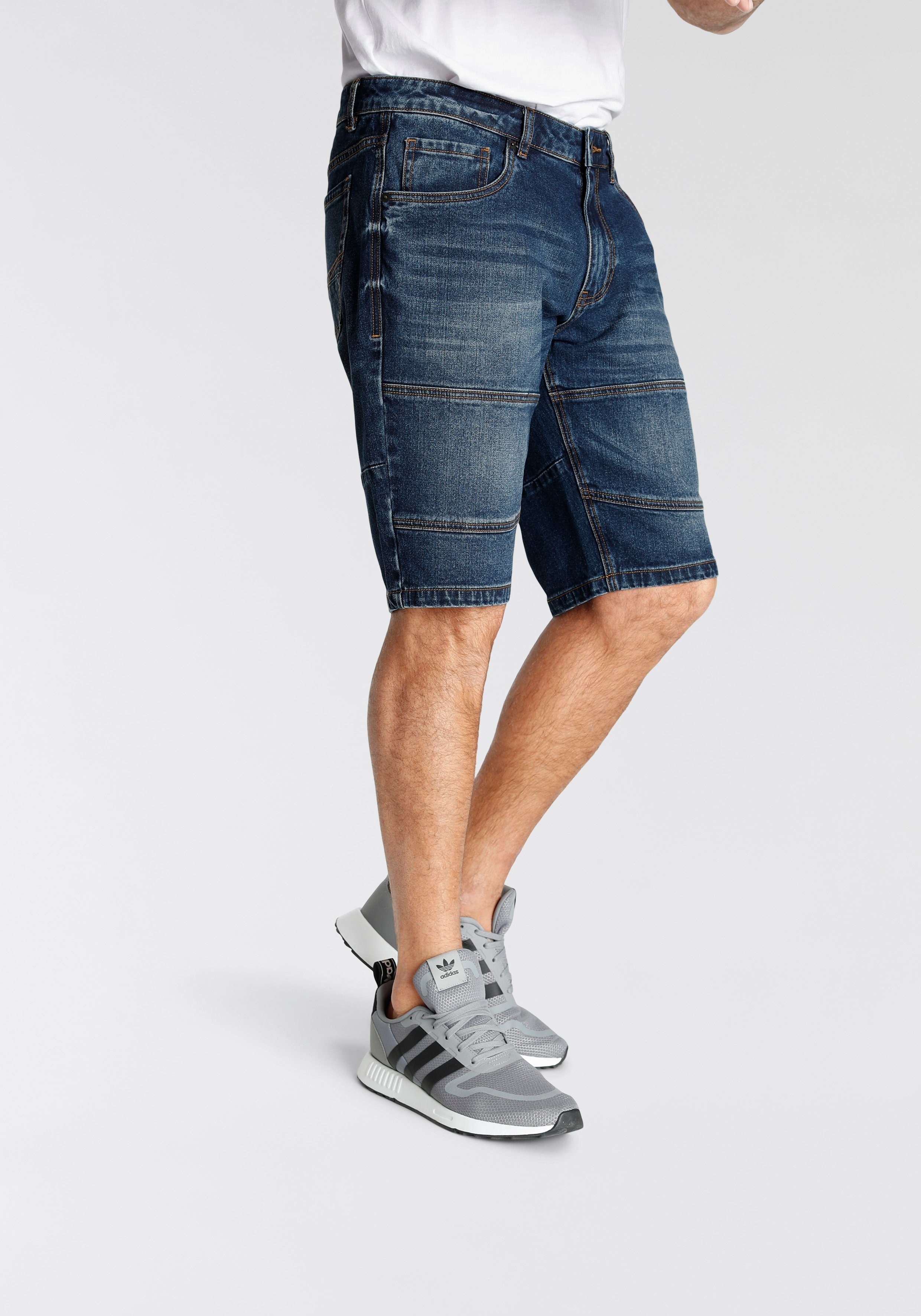 H.I.S Jeansbermudas entspannte Passform, gerader Beinschnitt, günstig online kaufen