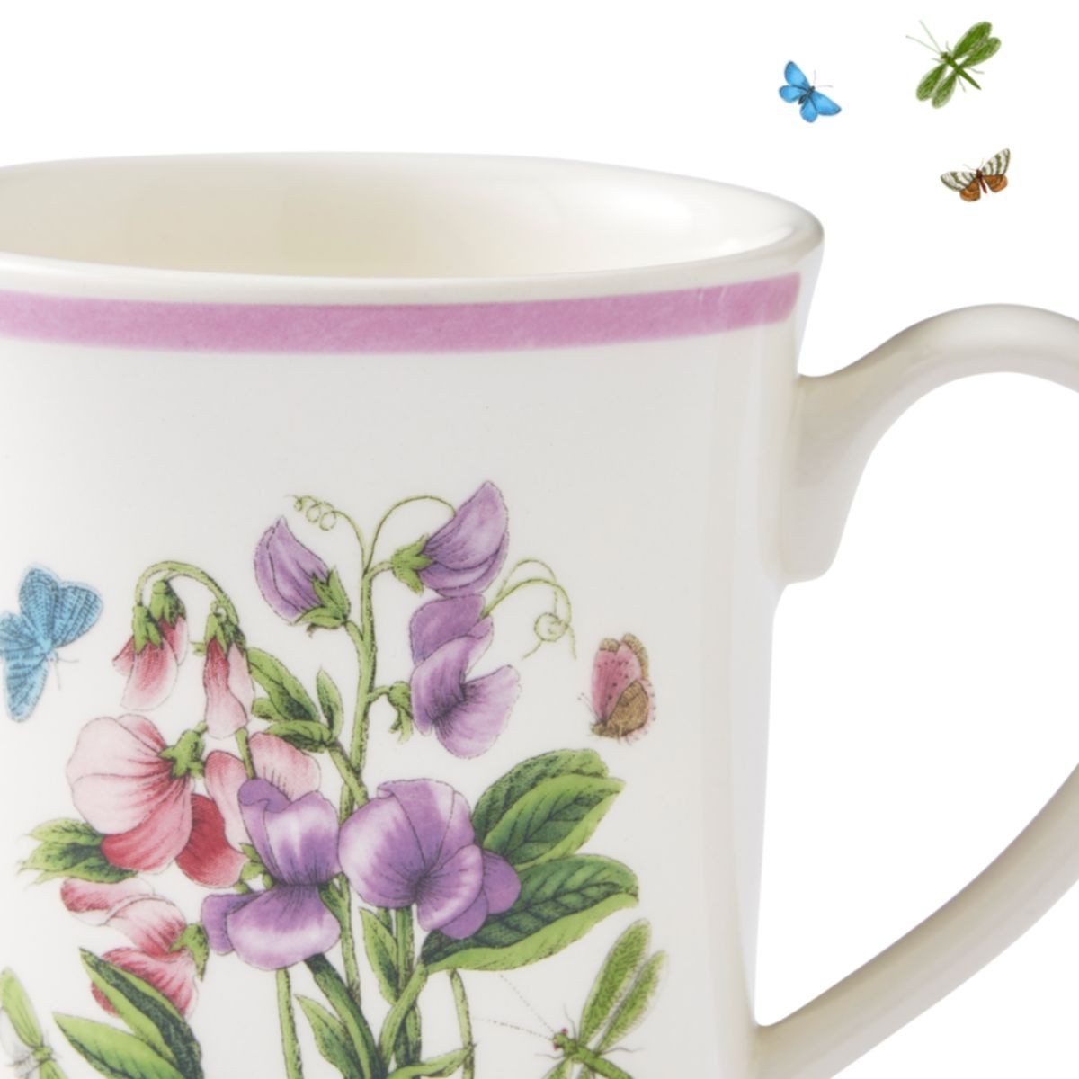 Portmeirion Becher Portmeirion Keramik Tasse Botanic Garden Meadow Duftwicke, Keramik