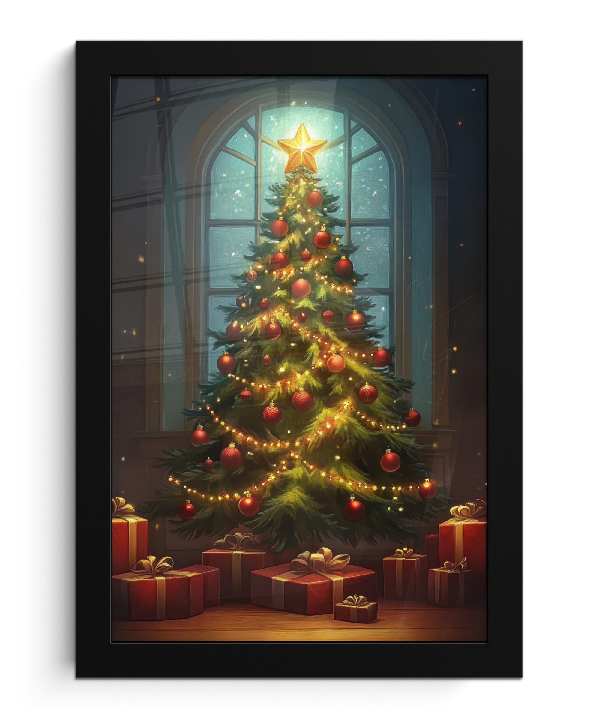 MuchoWow Poster Weihnachtsbaum - Geschenk - günstig online kaufen