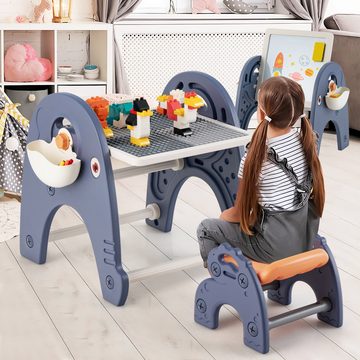 KOMFOTTEU Standtafel, Kindertisch und -stuhl in Elefantenform