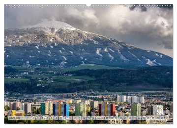 CALVENDO Wandkalender Innsbruck - Hauptstadt der AlpenAT-Version (Premium, hochwertiger DIN A2 Wandkalender 2023, Kunstdruck in Hochglanz)