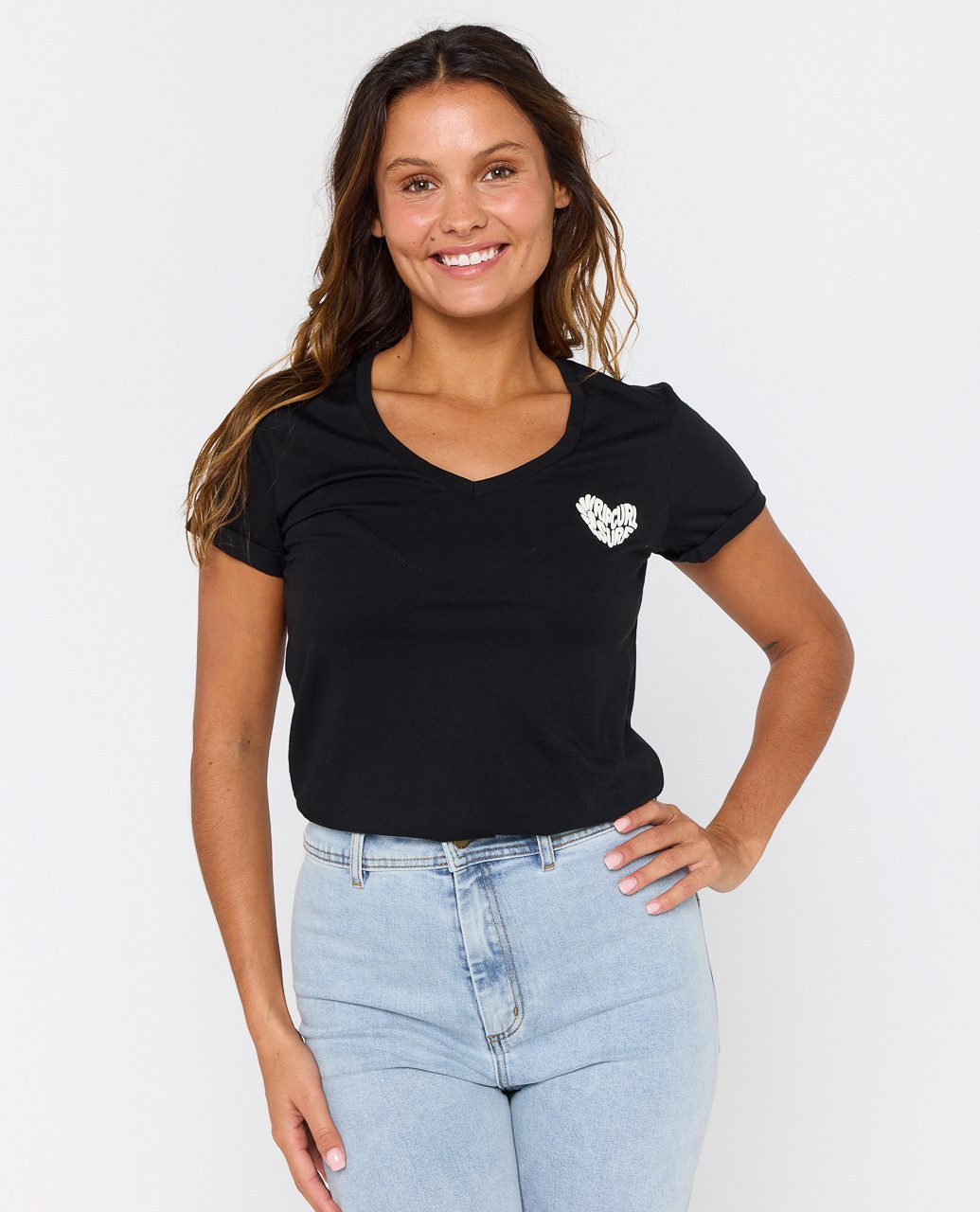 Rip Curl V-Shirt Heart V-Neck Tee T-Shirt günstig online kaufen