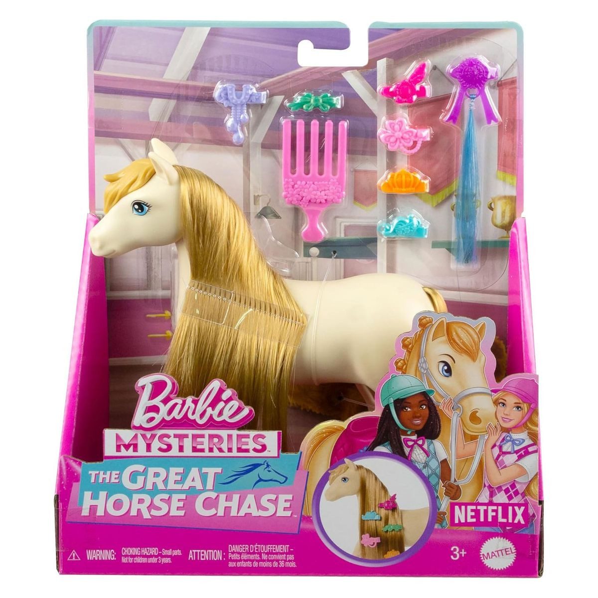 Mattel® Stehpuppe Mattel HXJ36 - Barbie - Pferd und Zubehör günstig online kaufen