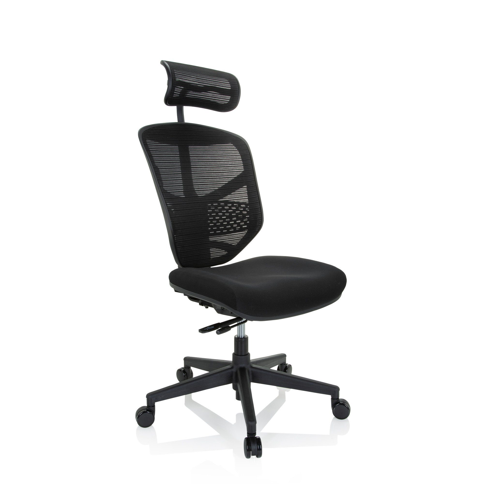 hjh I Bürostuhl Schreibtischstuhl ENJOY St), Stoff/Netzstoff (1 OFFICE Drehstuhl Profi ergonomisch