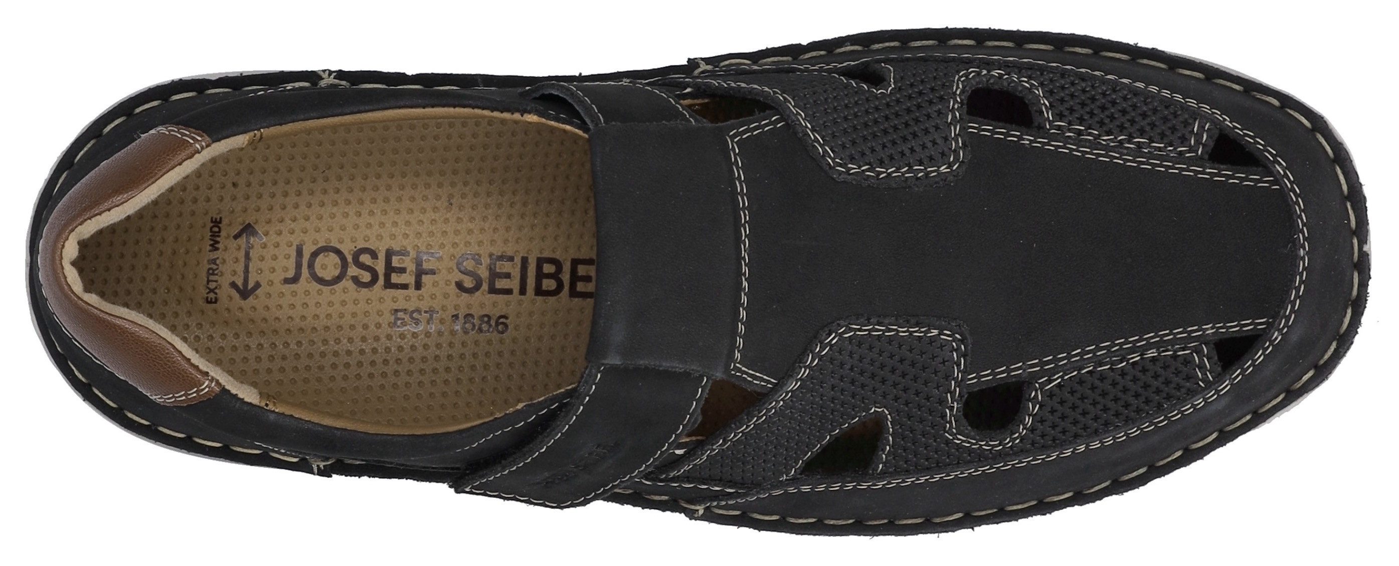 Josef Seibel New Anvers 81 Klettschuh, Bäckersandale, Komfortschuh, Halbschuh in Weite K (sehr weit)