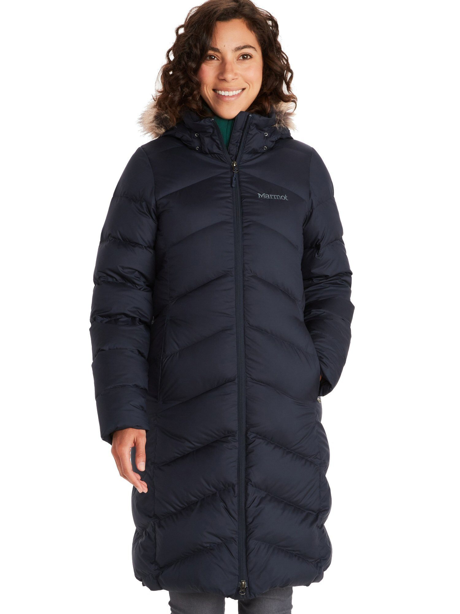 Marmot Wintermantel Montreaux Coat (Daunenfüllung, abnehmbare Kapuze, wasserabweisend)