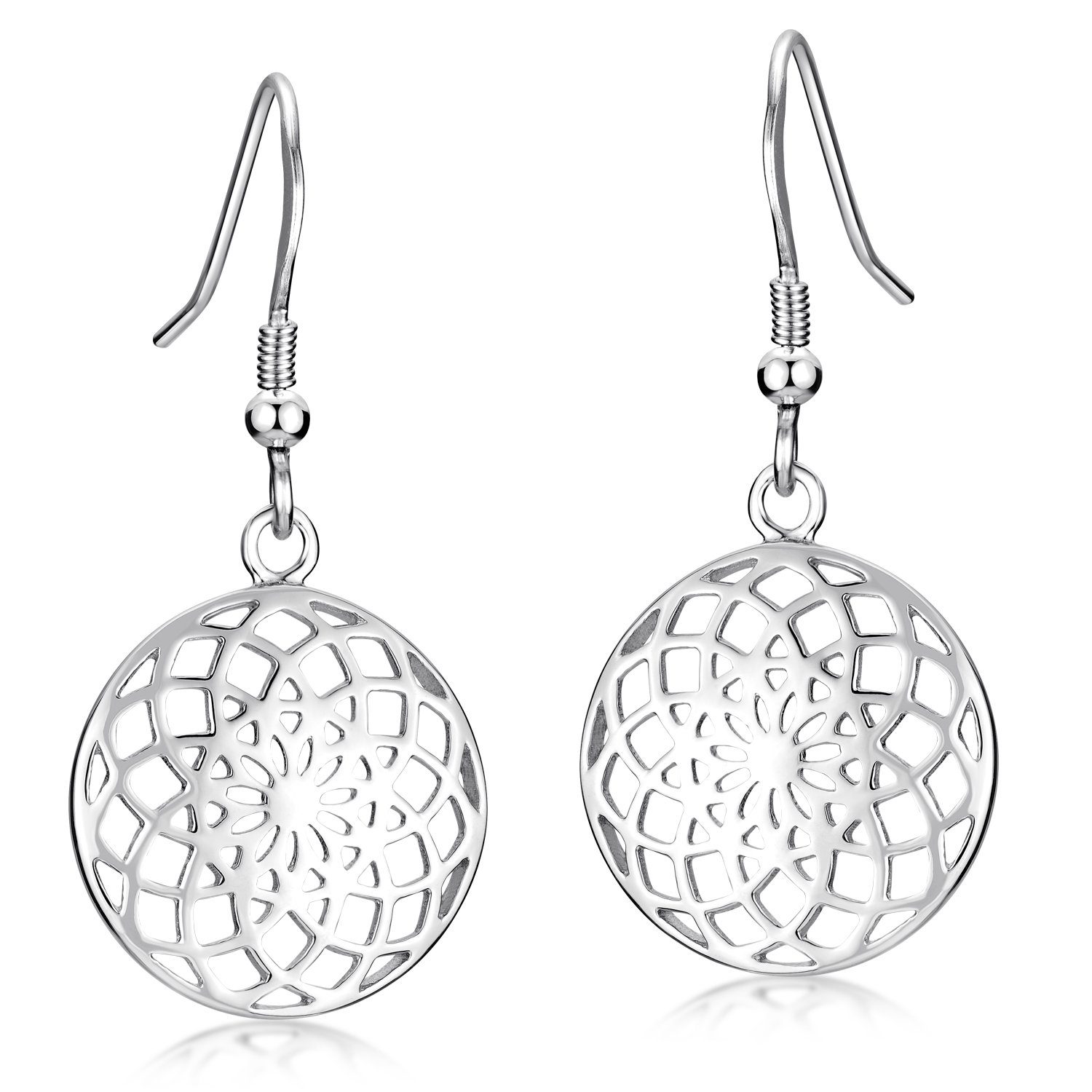 Materia Paar Ohrhänger Lebensblume / Blume des Lebens SO-451 Silber, 925 St günstig online kaufen