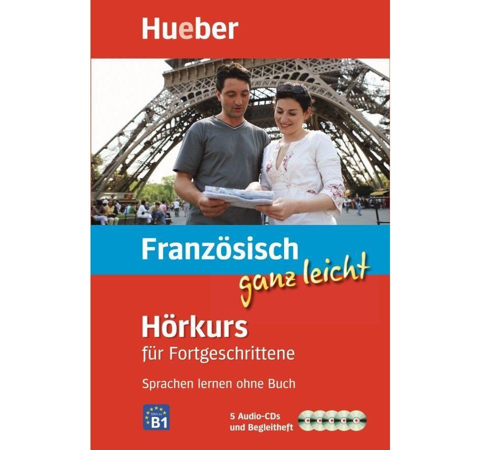 Hörspiel-CD Französisch ganz leicht - Hörkurs für Fortgeschrittene, 5 Audio-CDs...
