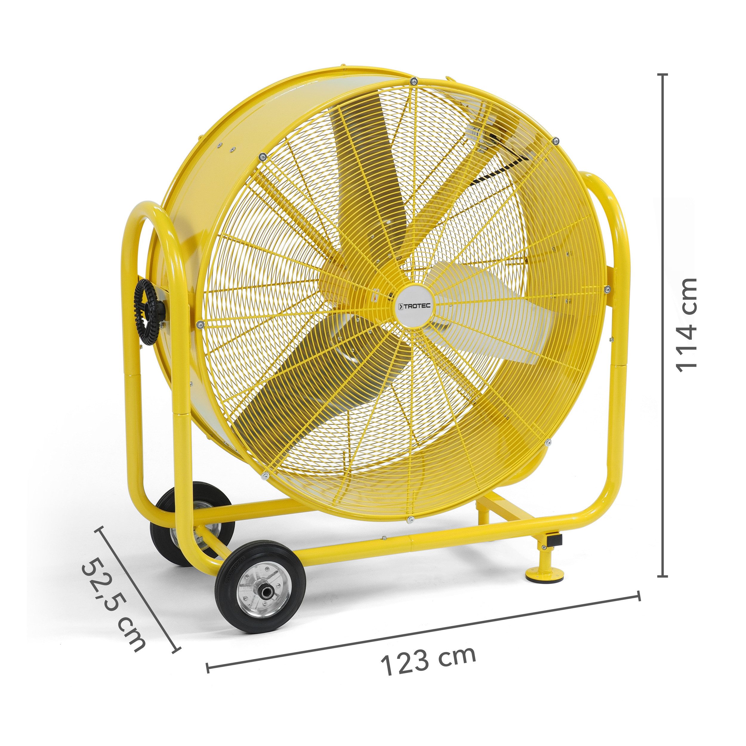 TROTEC Windmaschine Trommelventilator TTW 35000 S, Baulüfter, Belüftung