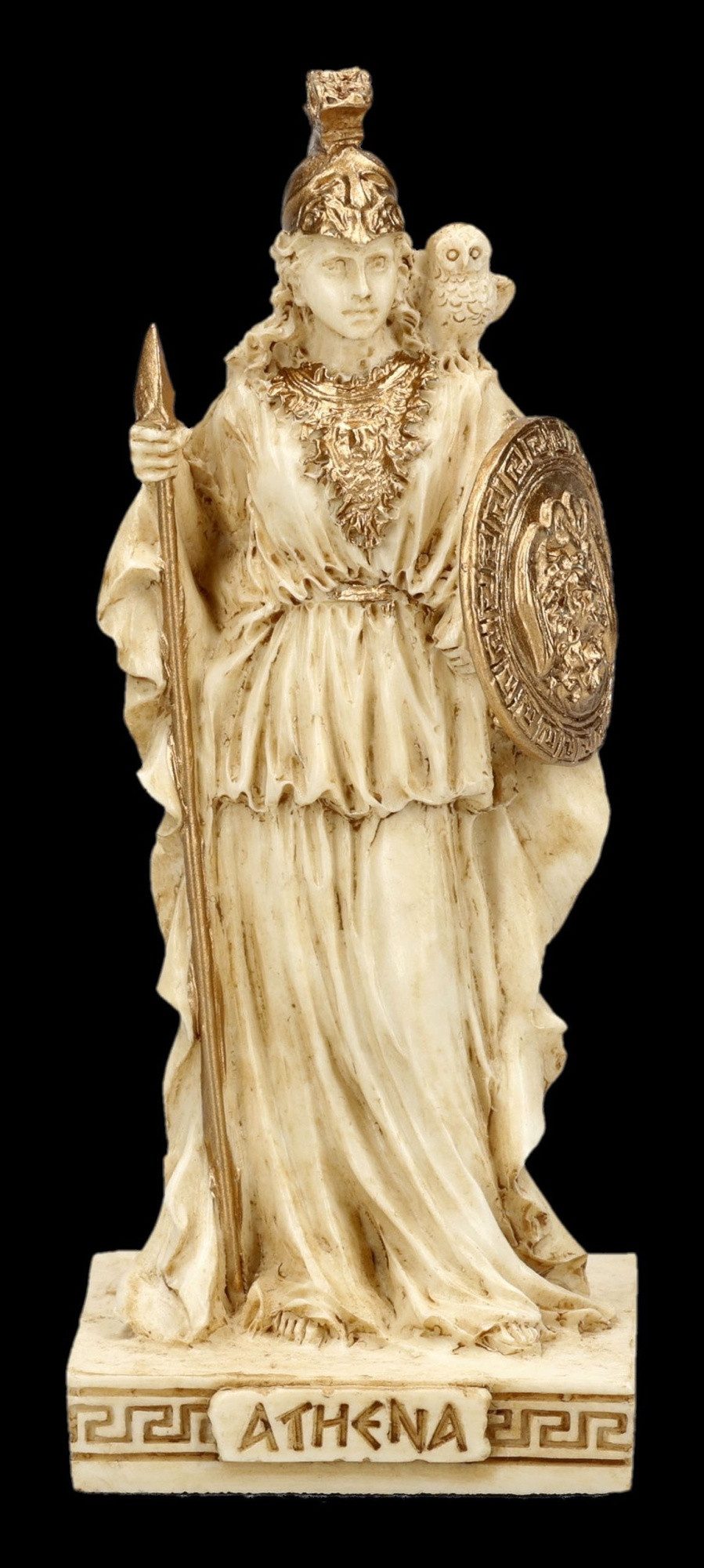 Figuren Shop GmbH Dekofigur Athene Figur – Göttin Statue Miniatur griechische Mythologie 9 cm