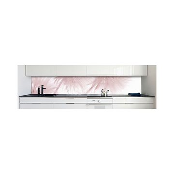 DRUCK-EXPERT Küchenrückwand Küchenrückwand Löwenzahn Rosa Hart-PVC 0,4 mm selbstklebend