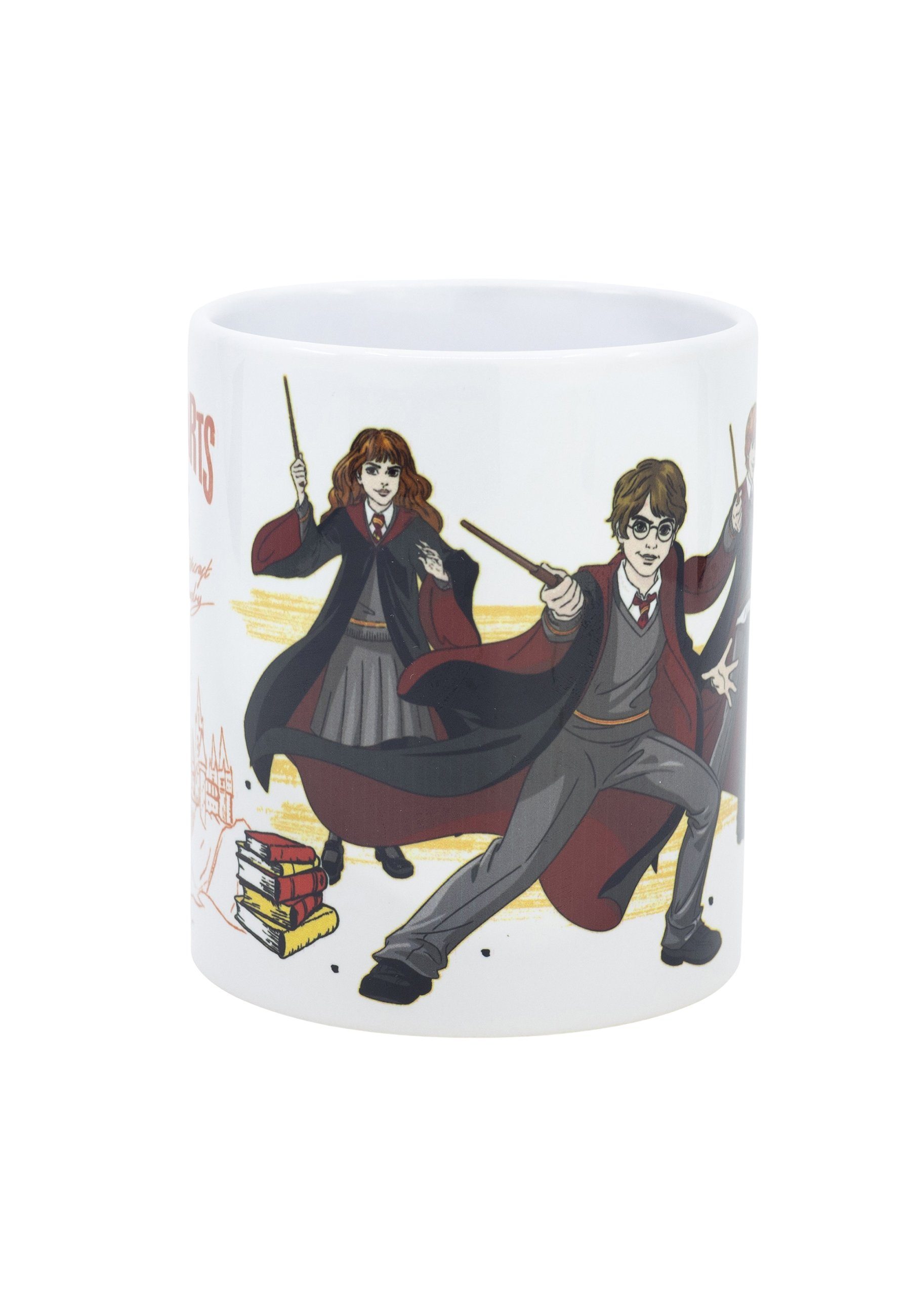Harry Potter Tasse Harry Hermine Ron Kinder-Becher Tasse, aus Keramik im Geschenkkarton