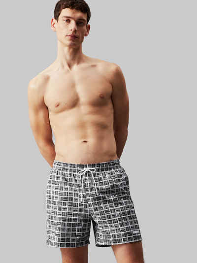 Calvin Klein Swimwear Badeshorts MEDIUM DRAWSTRING-PRINT mit Alloverprint