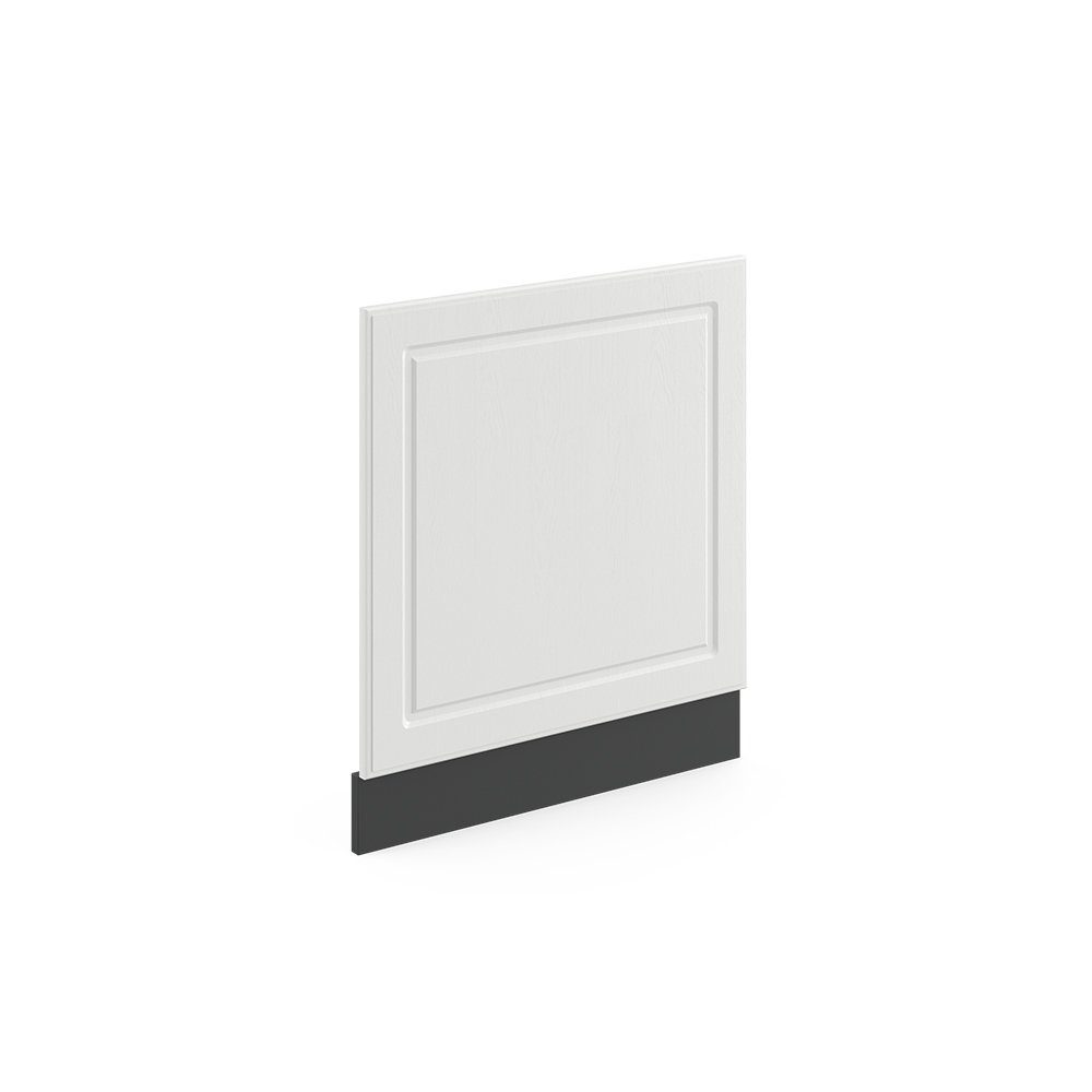 Vicco Frontblende R-Line, Weiß Landhaus/Anthrazit, 60 cm ohne Arbeitsplatte