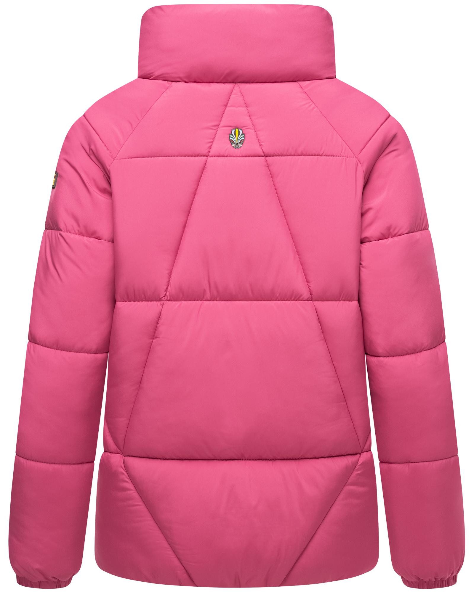 Navahoo Steppjacke Schokolinaa 14 Winterjacke mit modischer Steppung & hohem Kragen