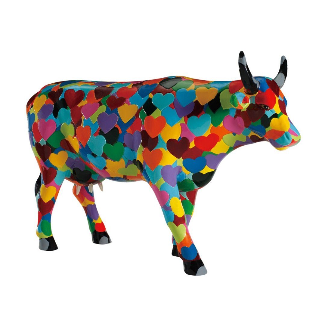CowParade Dekofigur Heartstanding Cow - Cowparade Kuh Large | Dekofiguren