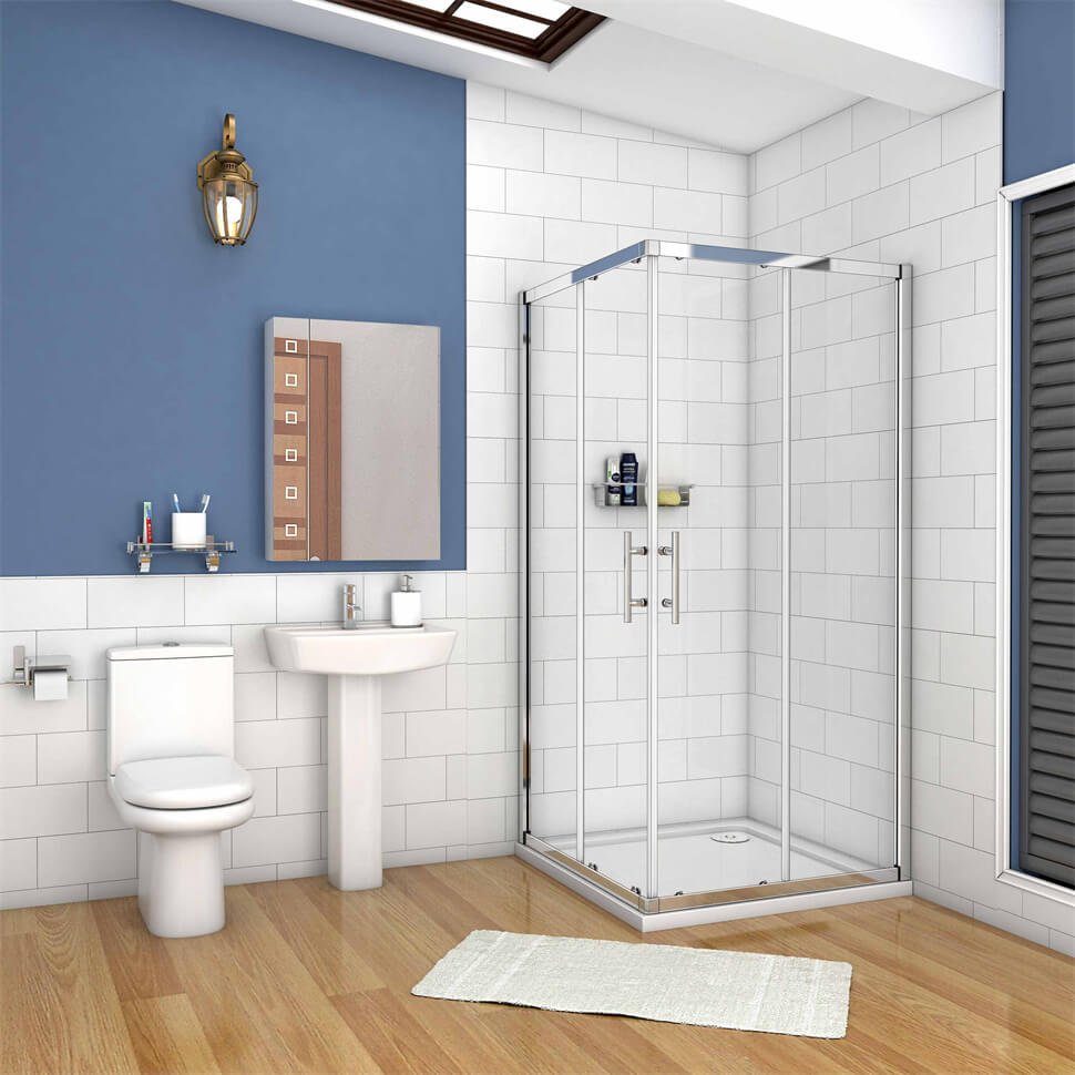 duschspa Eckdusche 185cm Eckeinstieg Duschkabine Schiebetür günstig online kaufen