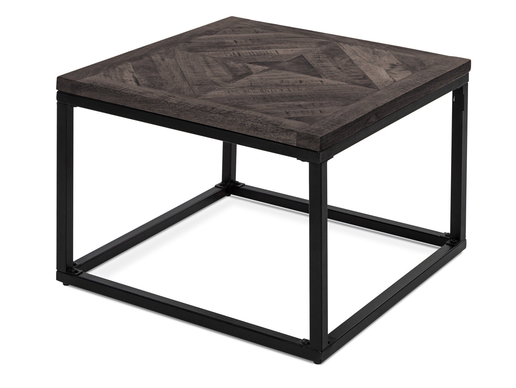 Moebel-Eins Couchtisch, CALDINO Couchtisch, Material Massivholz, Akazie, 60x60 cm