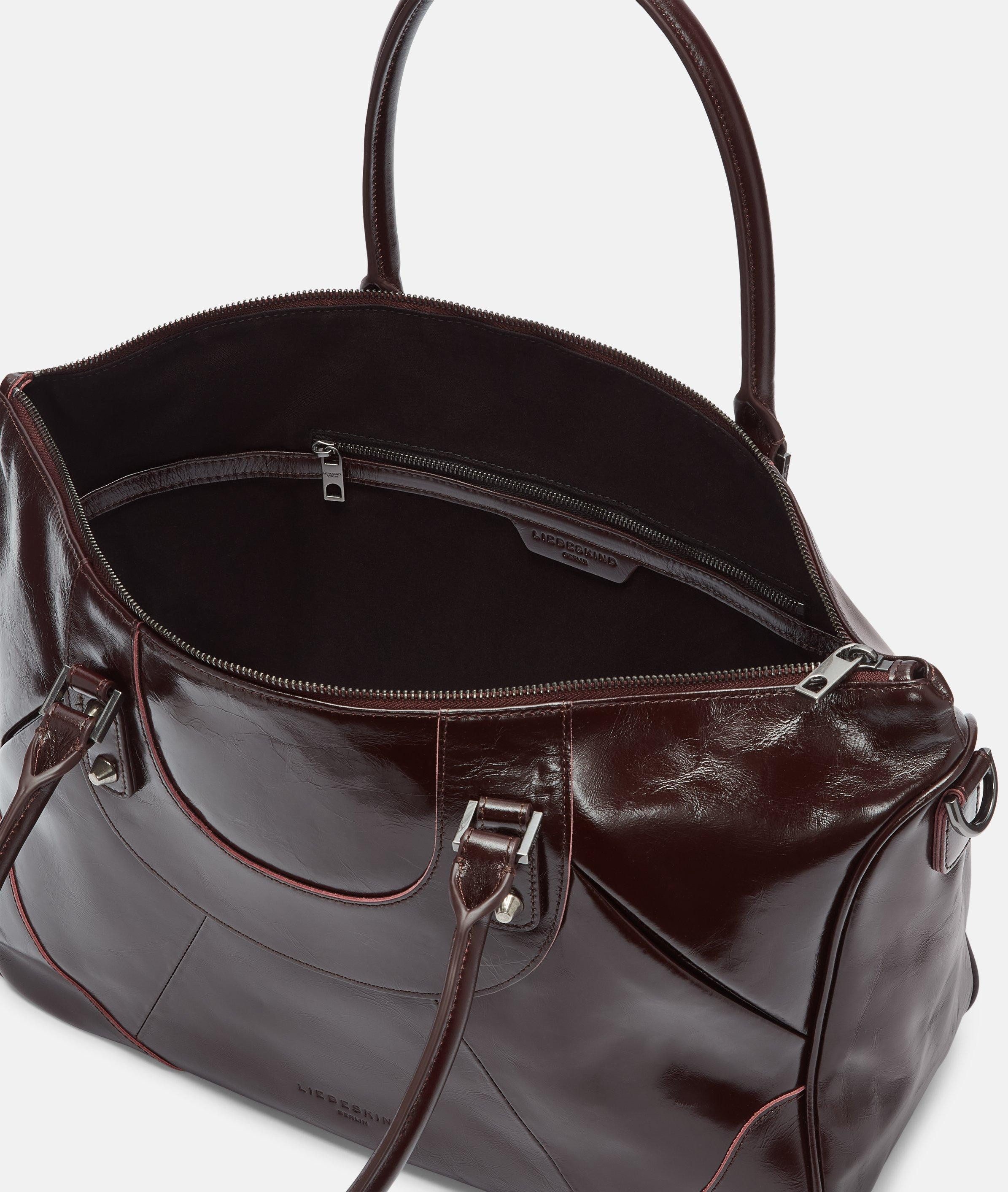 Liebeskind Berlin Schultertasche Archive Esther Satchel L, Große Tasche mit glossy Finish