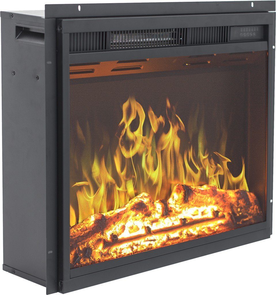 Kaminlicht Elektrokamin Elektrokamineinsatz Class, Heizleistung bis 1800W, regelbarem Flammeneffekt & Timerfunktion