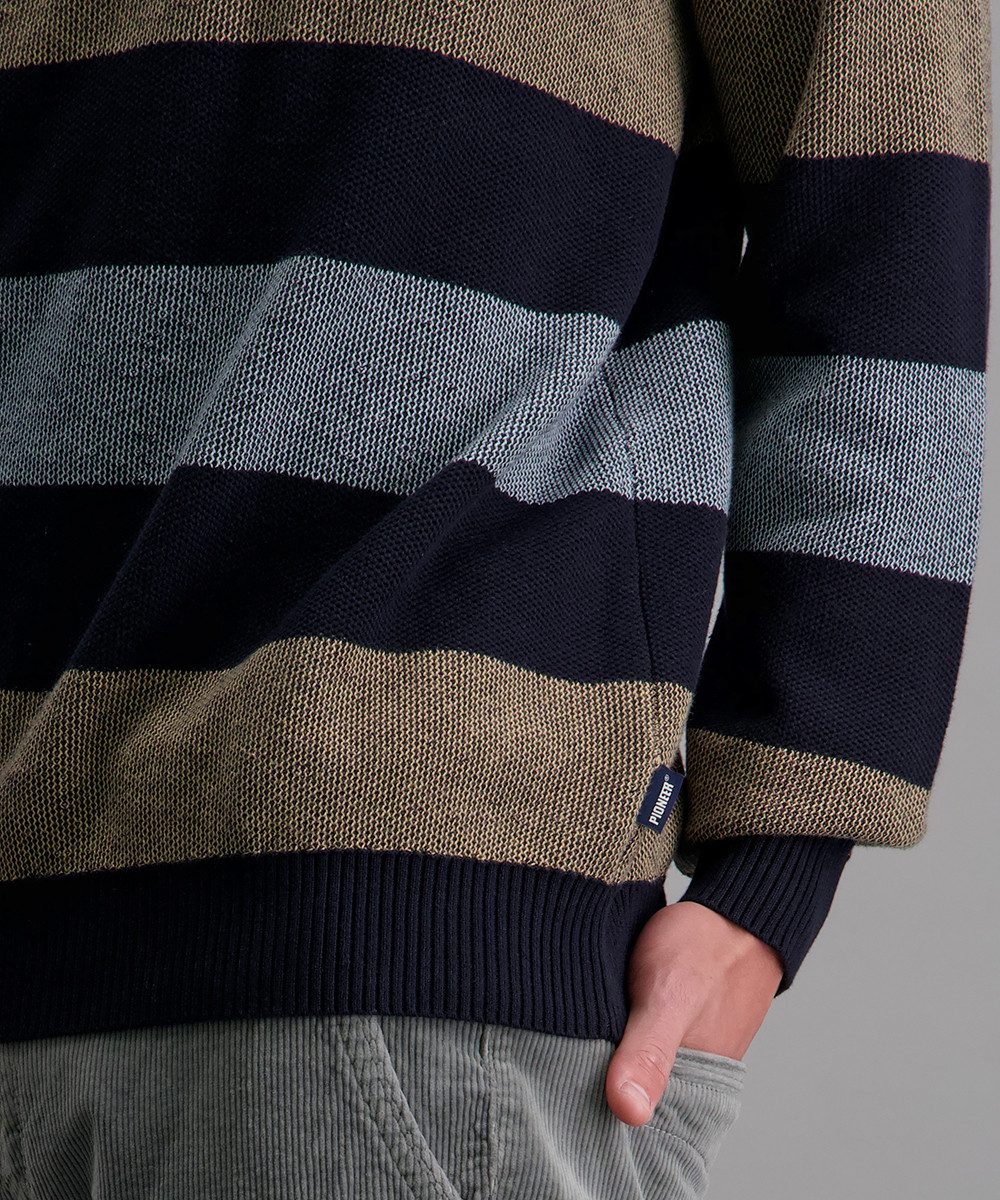 Pioneer Authentic Jeans Rundhalspullover Feinstrickqualität