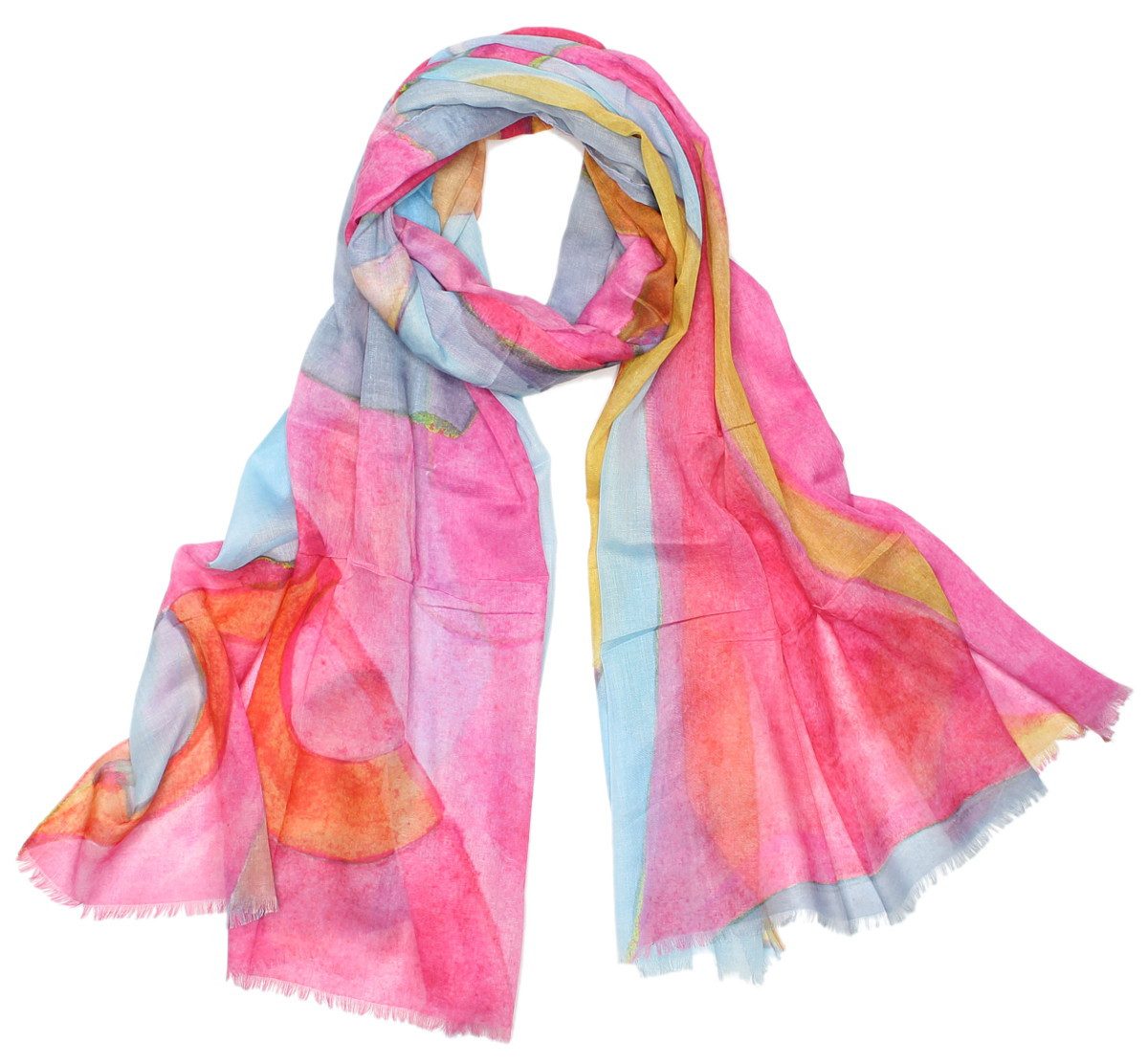 dy_mode Modeschal Damen Schal mit Farbverlauf – Leichter, Weicher Sommer Ha günstig online kaufen