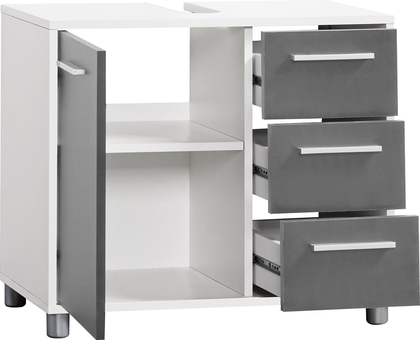 Procontour Waschbeckenunterschrank Betty Breite 64 cm, mit Einlegeboden