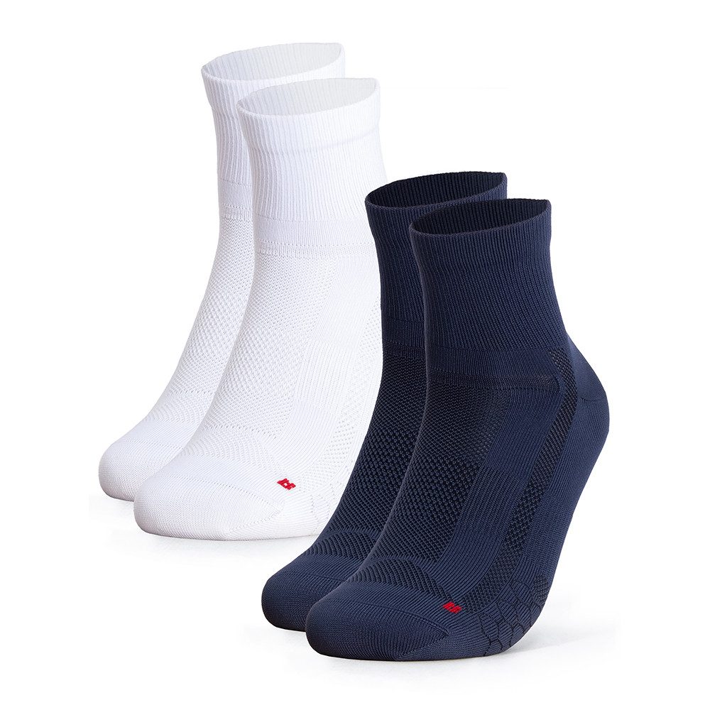 OCCULTO Sportsocken Herren & Damen kurze Rennradsocken 2er Pack (Modell: Thomas) (2-Paar)