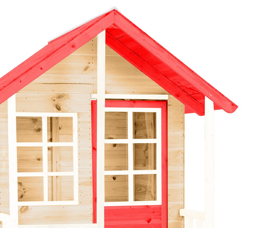 Zwerkules Spielhaus Lolla 1, Einfach zusammengebaut, Altersempfehlung ab 3 J., LxBxH 270x148x240cm