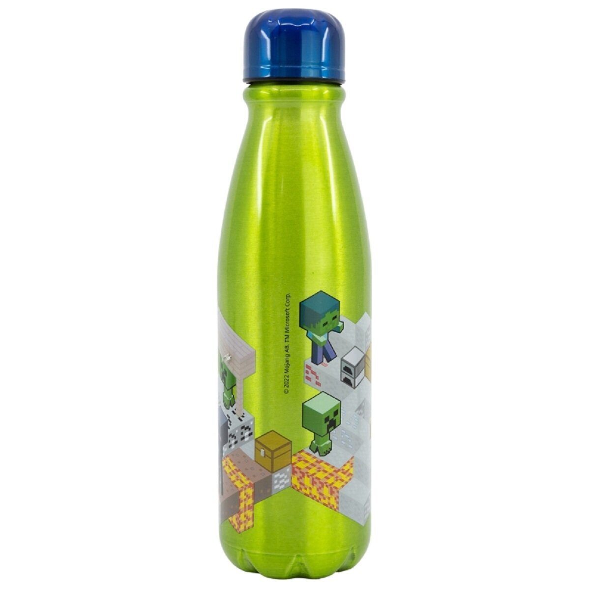 Minecraft Trinkflasche Minecraft Isometric Aluminium Flasche 600ml Praktisch