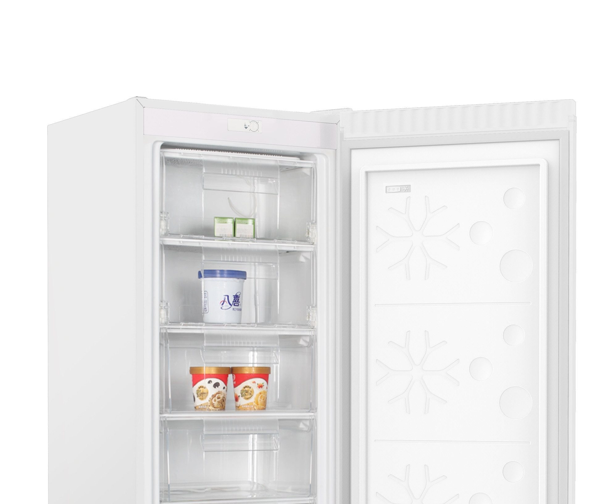 FrigeluX Gefrierschrank CA170BE, Schnellgefrierfunktion, 144cm hoch, 54 cm breit
