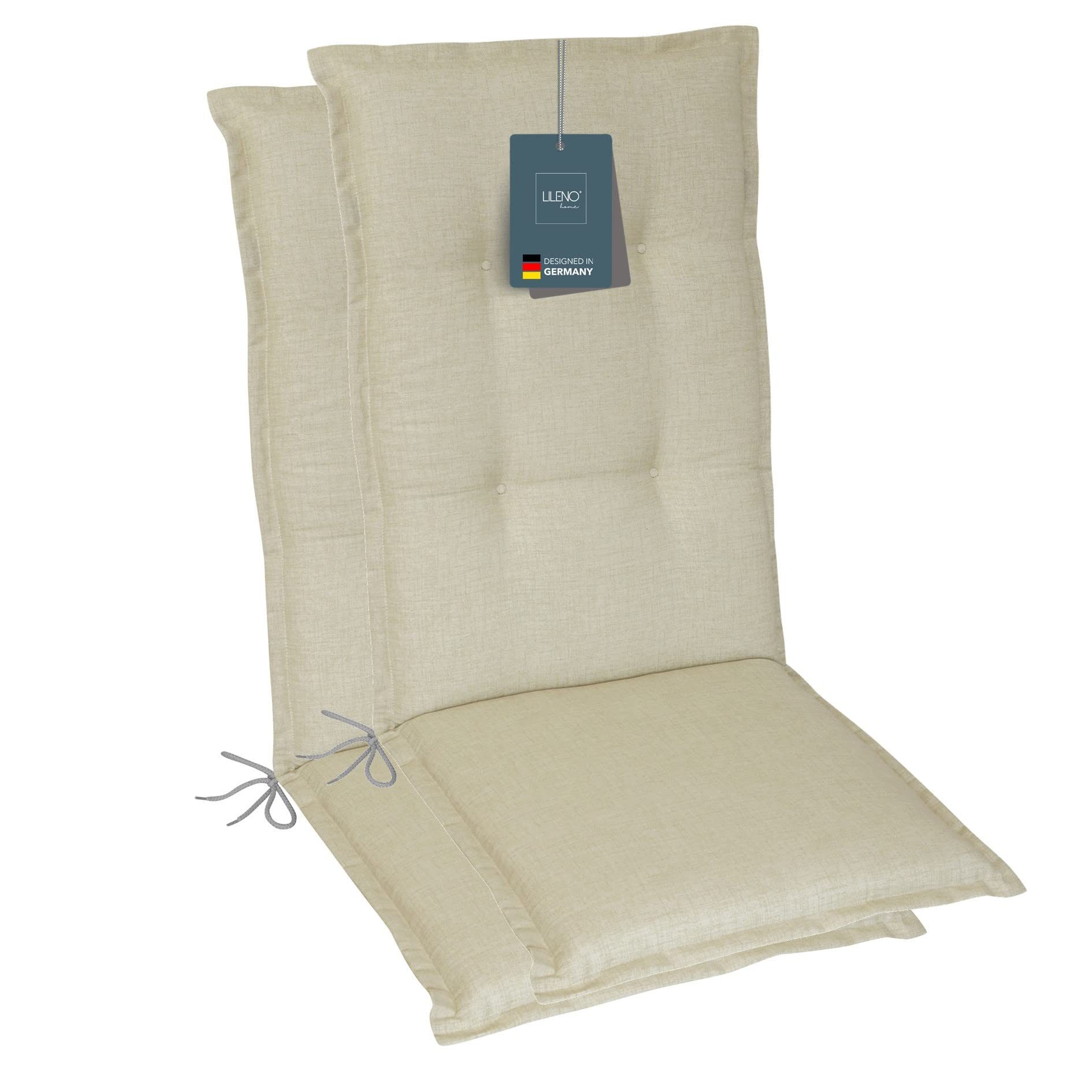 LILENO HOME Hochlehnerauflage Gartenstuhl Auflage, bequeme Sitzauflage für günstig online kaufen