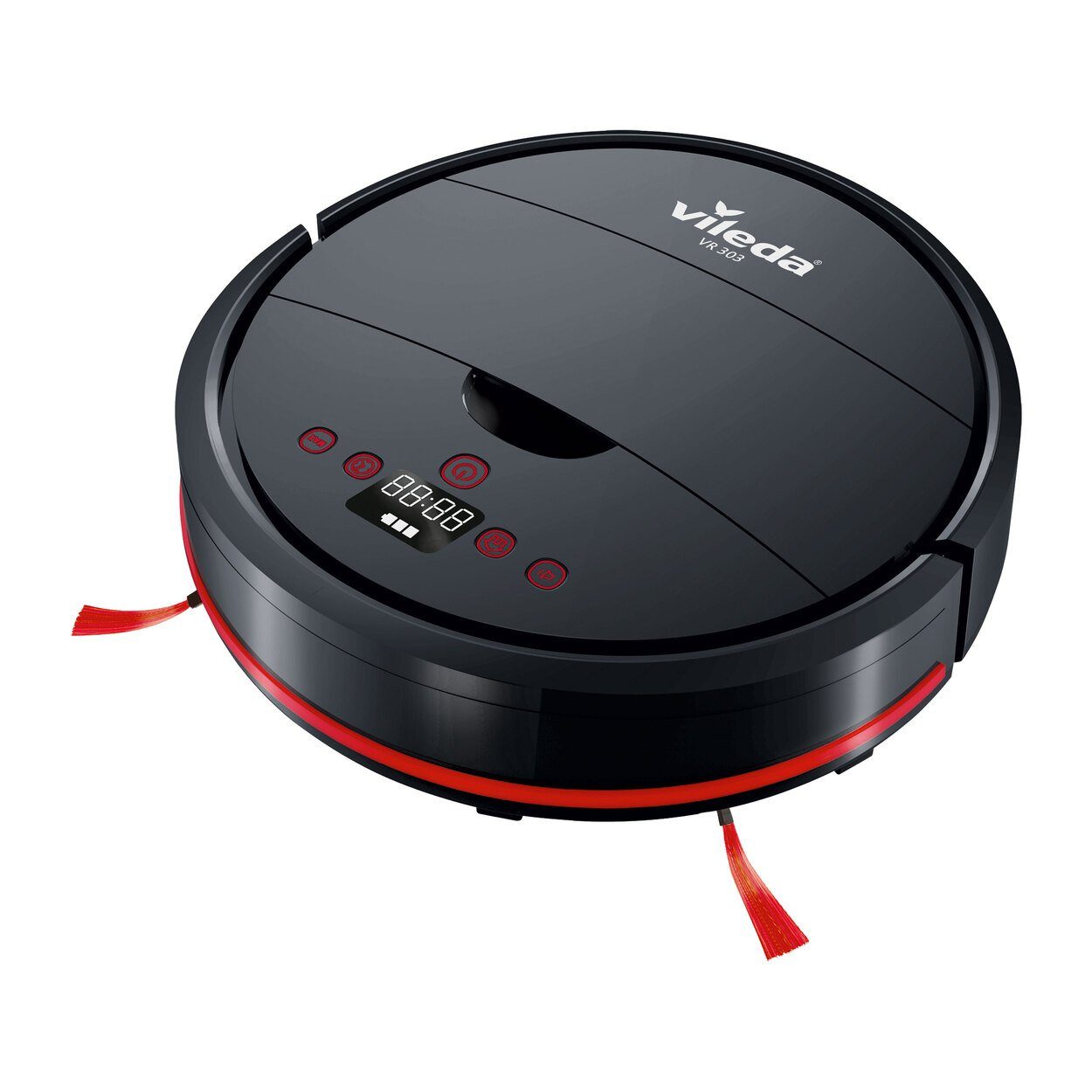 Vileda Saugroboter Vileda Saugroboter VR 303, beutellos, ideal für Tierhaare, überwindet 1,5cm Höhe