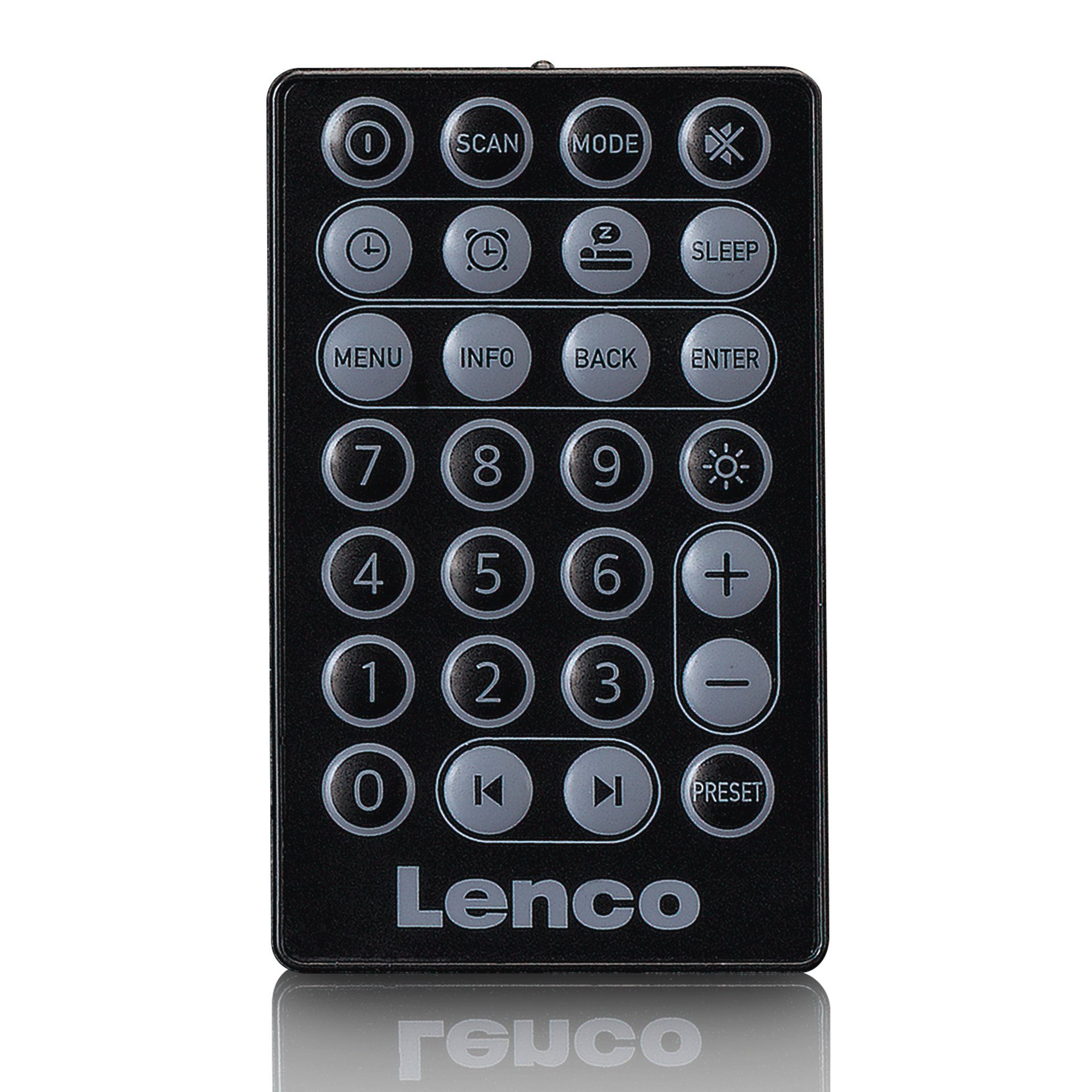Lenco PDR-051 Digitalradio mit FM-Tuner mit einem (DAB), W), Handgriff Radio praktischen DAB+ 4 RDS, Tragbares (Digitalradio (DAB)