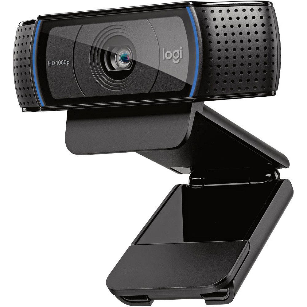 Logitech C920e für Videokonferenzen, Mikrofon, USB Full HD-Webcam (Full HD (1080p), Autofokus, Abdeckblende für Privatsphäre)