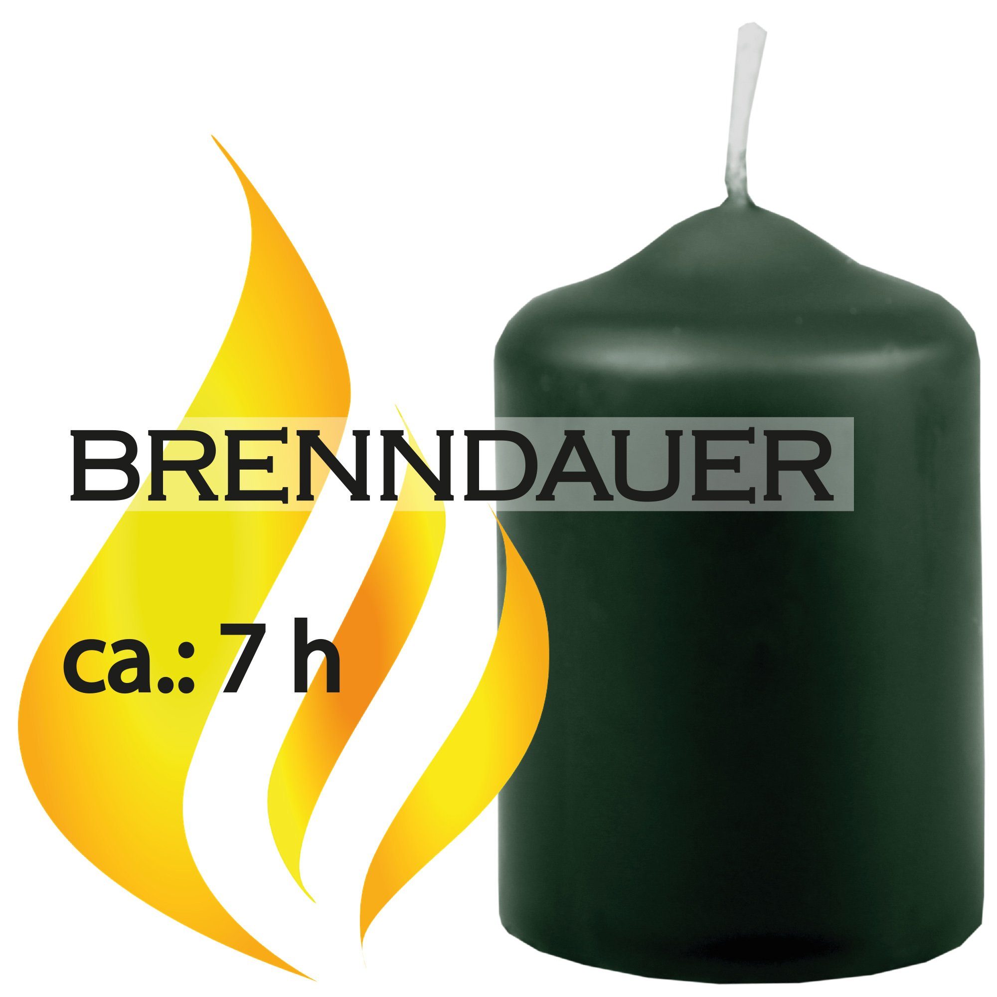 HS Candle Stumpenkerze aus Wachs (12-tlg., Dekolicht), Ø4xH6 cm Teelichtgrö günstig online kaufen