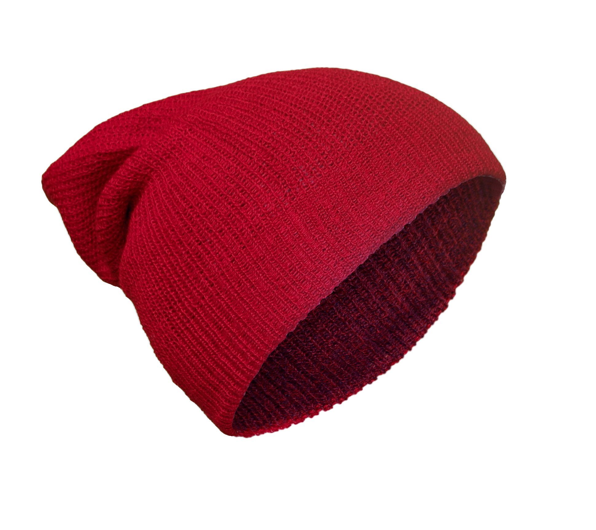 Posh Gear Strickmütze Alpaka Mütze Rettolana aus 100% Alpakawolle rot / dunkel rot