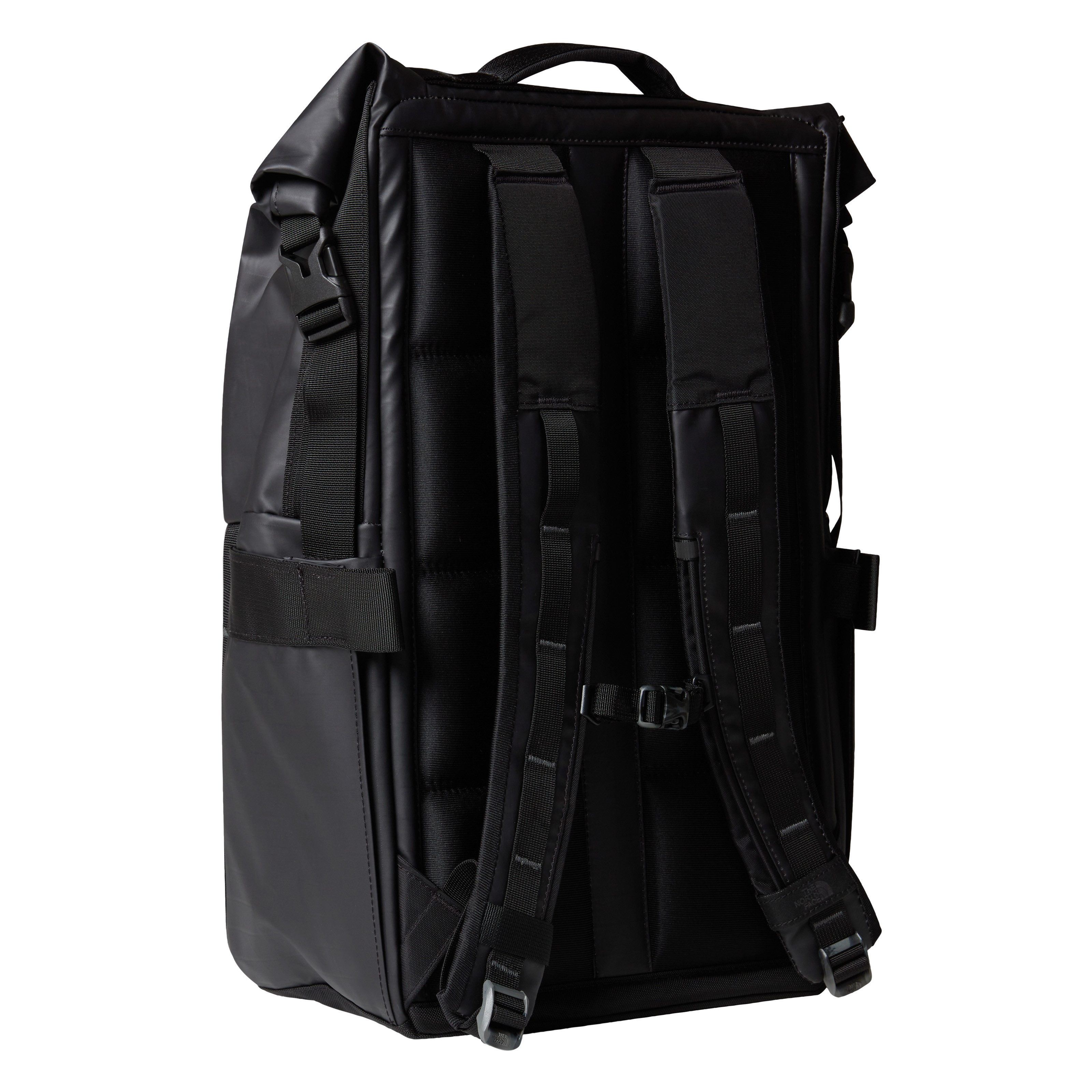 The North Face Freizeitrucksack BASE CAMP VOYAGER ROLLTOP, mit Laptop-Fach, mit zwei Fächern für Wasserflaschen